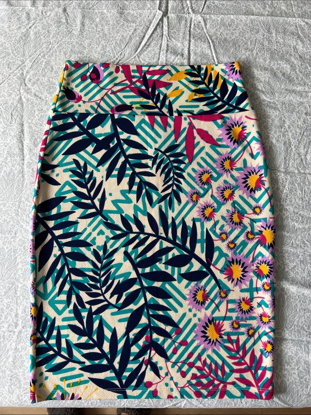 Women’s Tropical Print Swim Skirt - Multicolor